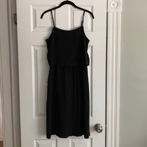 Madewell 100% Silk Cami Overlay Dress